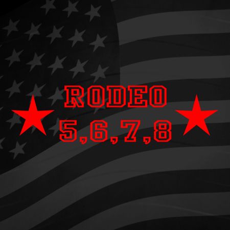 Rodeo 5 6 7 8 Iron on Transfer